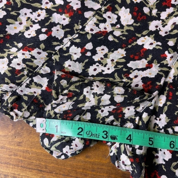 P.B. Michaels Ditsy Floral Cottagecore Retro Inspired Rayon Romper Women’s Small - Picture 9 of 10